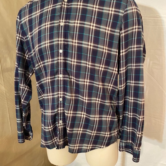 BURBERRY BRIT Mens Plaid Button Down Shirt Sz XL - Picture 3 of 13